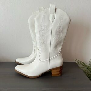 Dream pairs new White Western Cowboy Boots